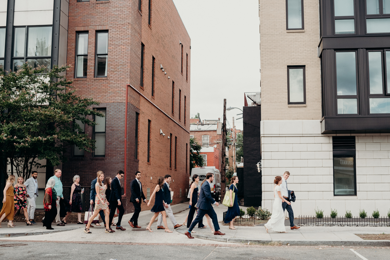 washington dc wedding guest parade