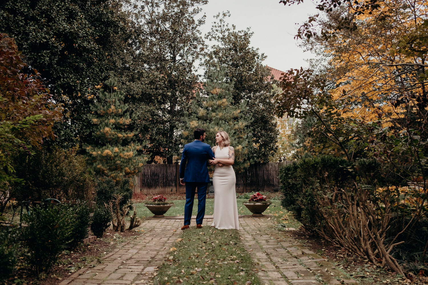 tudor place wedding portrait washington dc