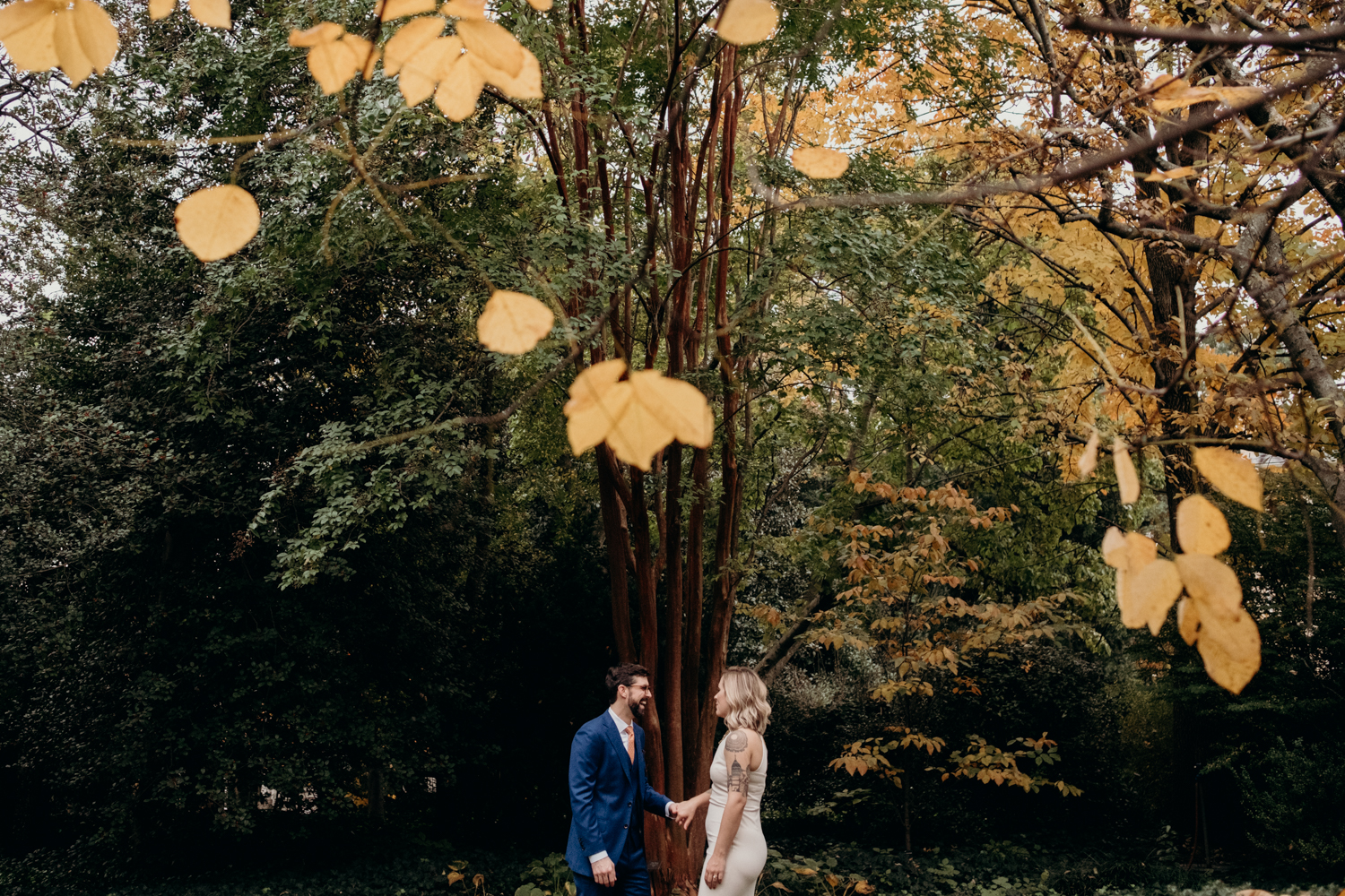 autumn wedding at dc's tudor place