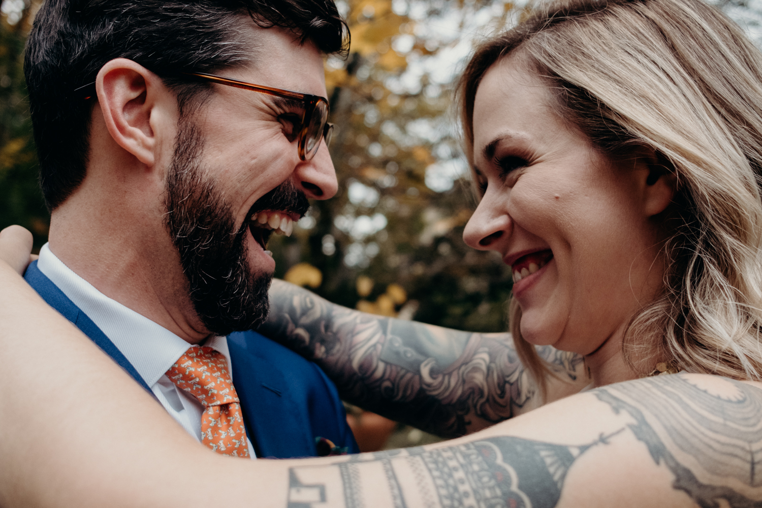 wedding couple laughing dc wedding 