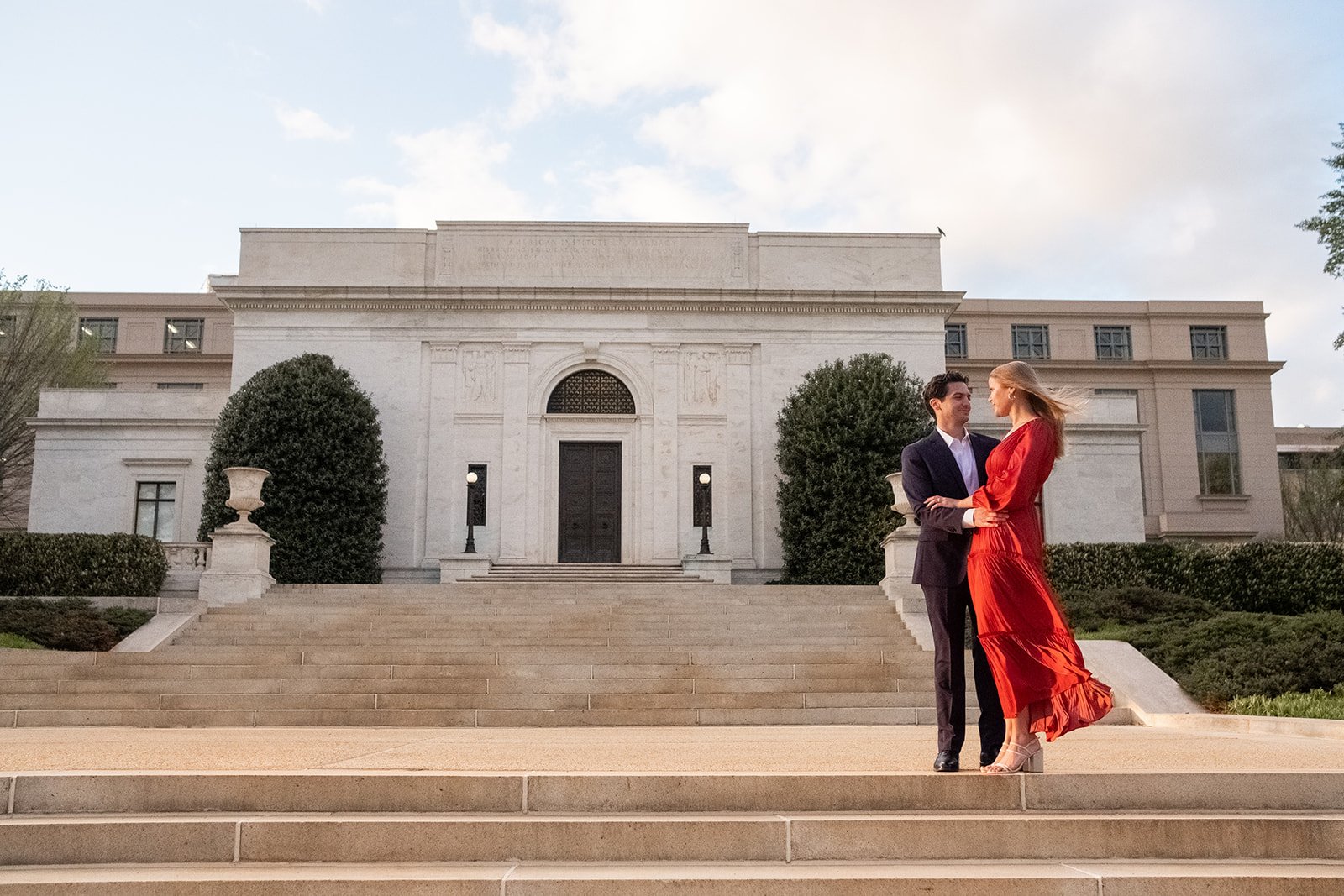 An Elegant Downtown Washington DC Engagement Session