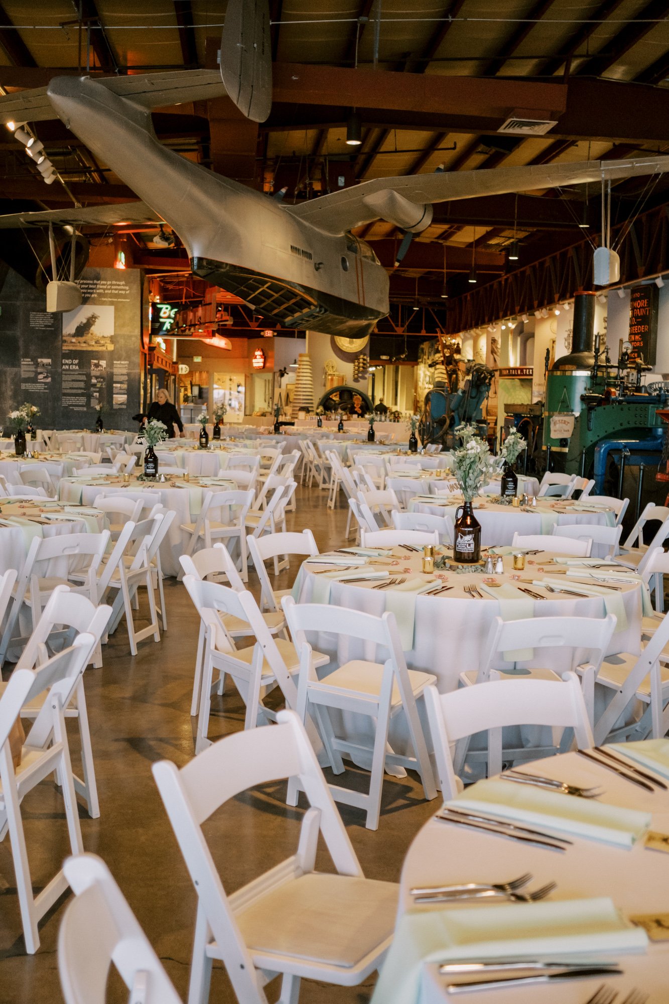 Baltimore museum of industry wedding reception space