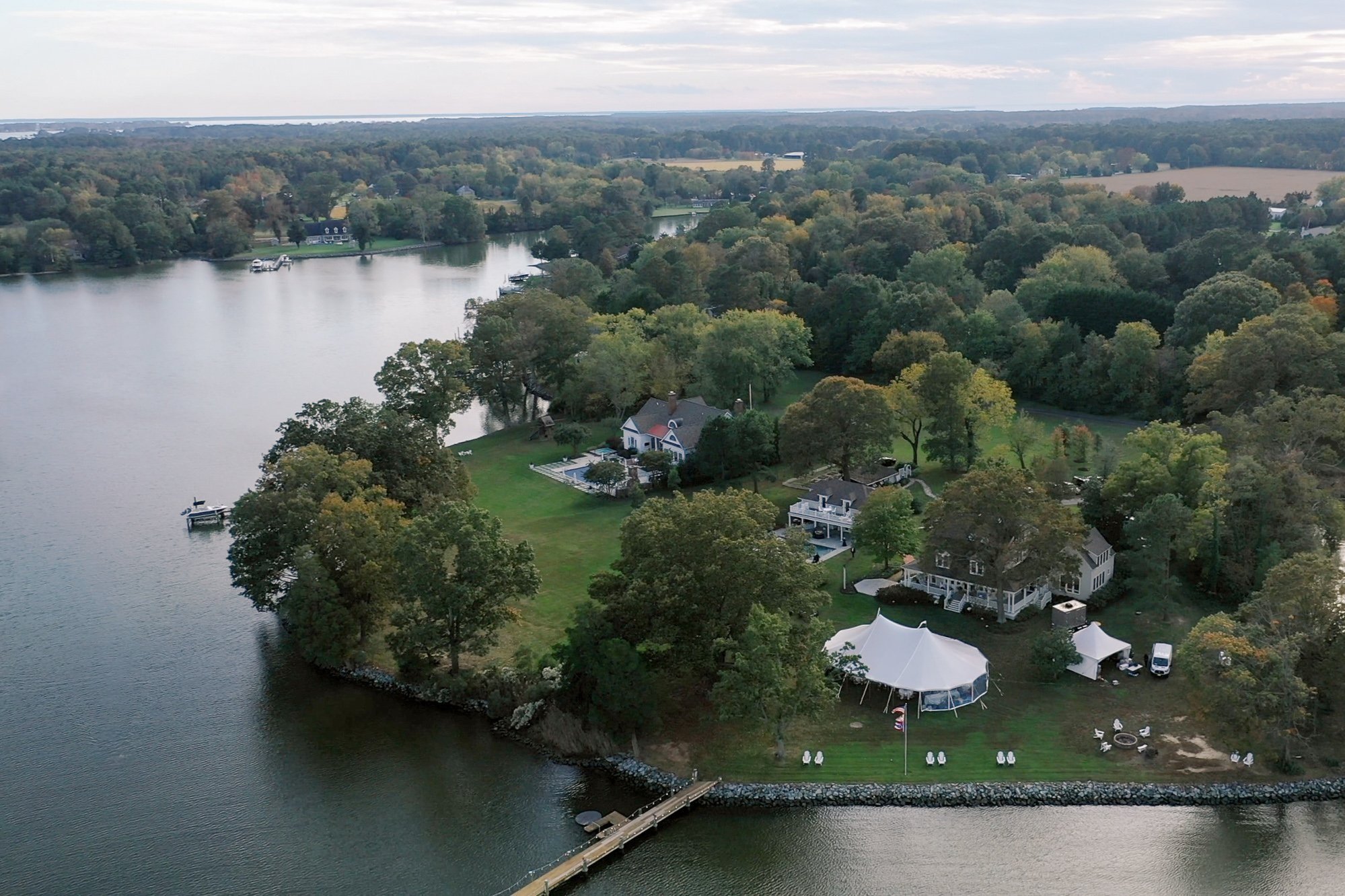 A Private Estate Wedding in Saint Michaels, Maryland